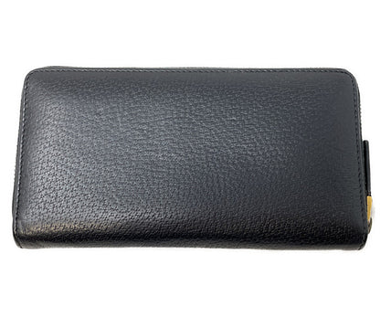 GUCCI グッチ マーモント レザー ラウンドファスナー 長財布 中古  428736 534563 ブラック 黒 ウォレット ブランド おしゃれ