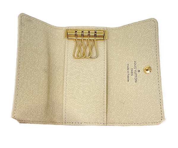 LOUIS VUITTON ルイヴィトン ダミエアズール ミュルティクレ4 N60020 中古  CT0194 キーケース 4連 ブランド 鍵 ユニセックス メンズ
