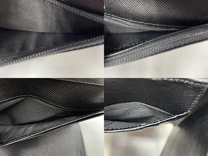 PRADA プラダ テスート 三つ折り財布 中古  ナイロン ブラック 黒 ウォレット ブランド ユニセックス メンズ