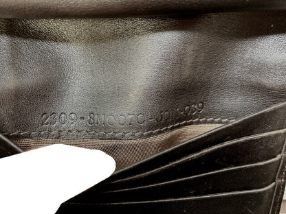 FENDI フェンディ ズッキーノ ラウンドファスナー 二つ折り財布 中古  2309-8M0070-JON-039 ブラウン 茶 ウォレット レディース
