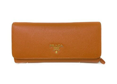 PRADA サフィアーノ 二つ折り 長財布 パスケース付 中古  プラダ 定期入れ 小銭入れ 収納 ブランド ホック レディース