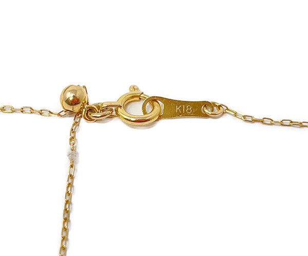 K18 1P ダイヤ 0.10ct ひし形 ネックレス 中古  アクセサリー ジュエリー ゴールド 18金 ダイヤモンド