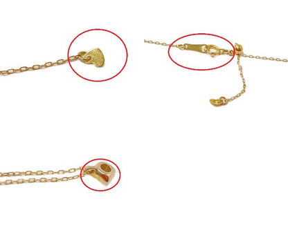 K18 1P ダイヤ 0.10ct ひし形 ネックレス 中古  アクセサリー ジュエリー ゴールド 18金 ダイヤモンド