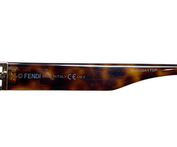 FENDI フェンディ べっ甲調 サングラス FF0069/F/S 中古  ブラウン 茶 グラデーション レンズ ブランド レディース