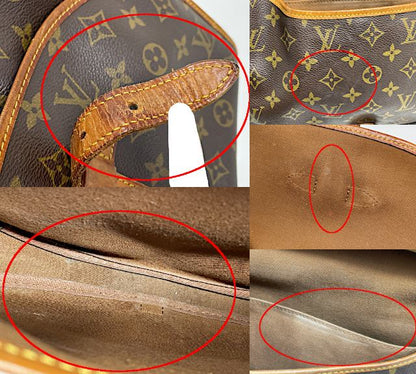 LOUIS VUITTON ルイヴィトン モノグラム ソミュール30 M42256 中古  AR0921 ショルダーバッグ ブラウン 茶 鞄 ブランド ユニセックス