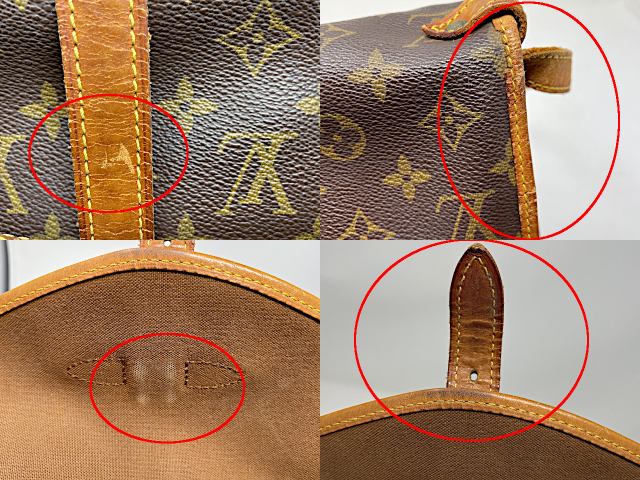 LOUIS VUITTON ルイヴィトン モノグラム ソミュール30 M42256 中古  AR0921 ショルダーバッグ ブラウン 茶 鞄 ブランド ユニセックス