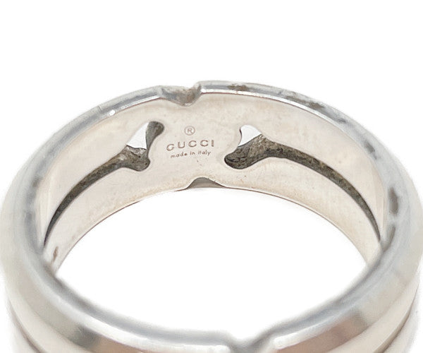 GUCCI グッチ シルバー925 ノットリング 13号 中古  ☆1697AR 銀 指輪 アクセサリー ジュエリー ブランド おしゃれ