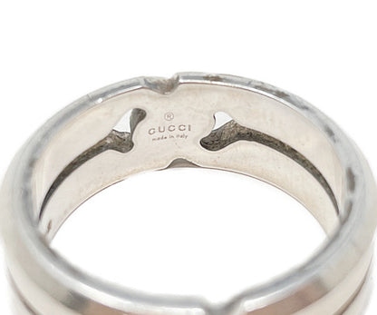 GUCCI グッチ シルバー925 ノットリング 13号 中古  ☆1697AR 銀 指輪 アクセサリー ジュエリー ブランド おしゃれ
