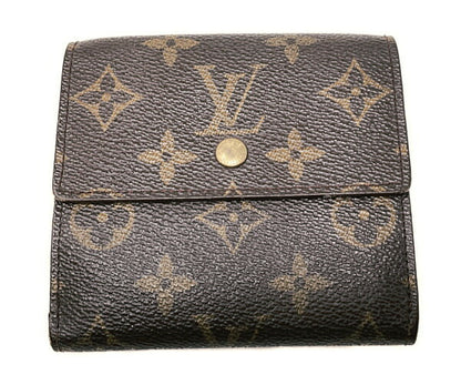 LOUIS VUITTON ルイヴィトン モノグラム ポルトフォイユ エリーズ M61654 中古  TH0964 三つ折り財布 ブランド Wホック ウォレット ユニセックス