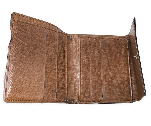 LOUIS VUITTON ルイヴィトン モノグラム ポルトフォイユ エリーズ M61654 中古  TH0964 三つ折り財布 ブランド Wホック ウォレット ユニセックス