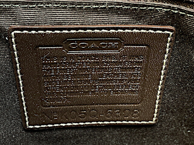 COACH コーチ シグネチャー ショルダーバッグ 中古  6308 ベージュ 鞄 ブランド レディース おしゃれ