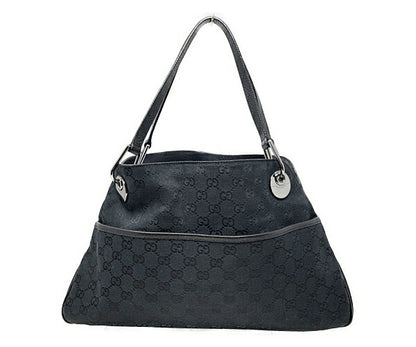 GUCCI グッチ GGキャンバス トートバッグ 中古  121023 1669ブラック 黒 ショルダー 鞄 ブランド レディース