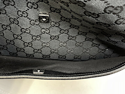 GUCCI グッチ GGキャンバス トートバッグ 中古  121023 1669ブラック 黒 ショルダー 鞄 ブランド レディース