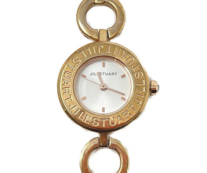 JILL STUART ジルスチュアート クォーツ ブレスレット 腕時計 中古  VC01-0080 ピンクゴールド 金色 チェーン レディース ブランド