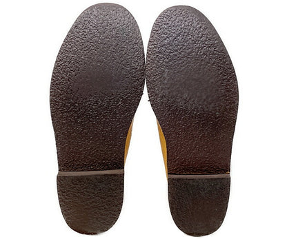 RUSSELL MOCCASIN ラッセルモカシン オーストリッチ デザートブーツ 約26.5cm 中古  チャッカブーツ レザー 8.5 メンズ ブランド 靴 シューズ