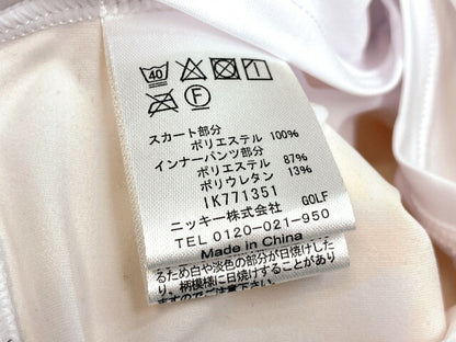 LOUDMOUTH ラウドマウス スカート Mサイズ 中古  ホワイト スター ☆ 星 ゴルフウェア ブランド レディース
