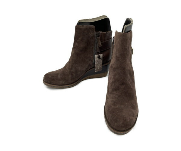 未使用品 コールハーン×ナイキ スウェード ブーツ 24.5 中古  Cole Haan NIKE ウォータープルーフ ショート 靴 シューズ