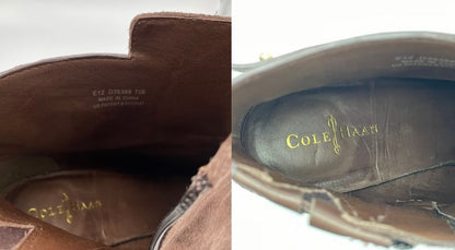 未使用品 コールハーン×ナイキ スウェード ブーツ 24.5 中古  Cole Haan NIKE ウォータープルーフ ショート 靴 シューズ