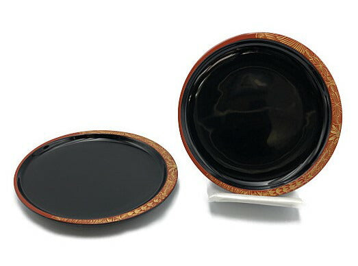 未使用品 輪島塗 田谷作 銘々皿 5枚入り 中古  わじま 田谷造 漆器 和食器 小皿 5客