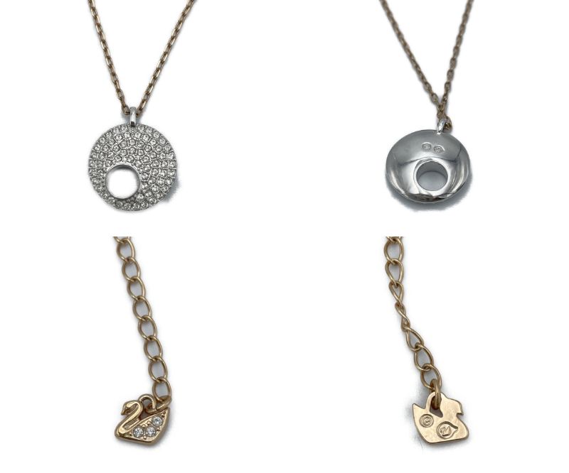 SWAROVSKI wishesEvilEye ペンダント セット 中古  スワロフスキー ネックレス アクセサリー ジュエリー おしゃれ