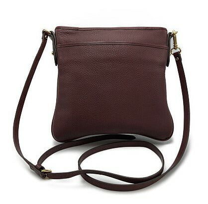 LAUREN RALPH LAUREN ローレン ラルフローレン LXVII ショルダーバッグ 中古  ボルドー レッド 赤 レディース ブランド レザー