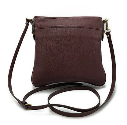 LAUREN RALPH LAUREN ローレン ラルフローレン LXVII ショルダーバッグ 中古  ボルドー レッド 赤 レディース ブランド レザー