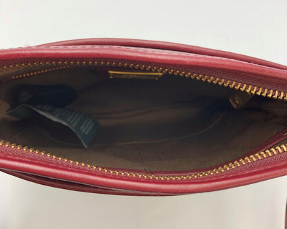 LAUREN RALPH LAUREN ローレン ラルフローレン LXVII ショルダーバッグ 中古  ボルドー レッド 赤 レディース ブランド レザー