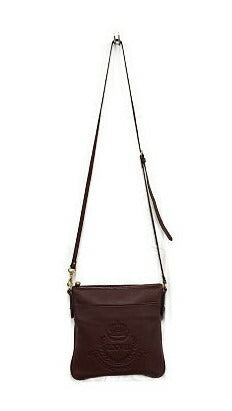 LAUREN RALPH LAUREN ローレン ラルフローレン LXVII ショルダーバッグ 中古  ボルドー レッド 赤 レディース ブランド レザー