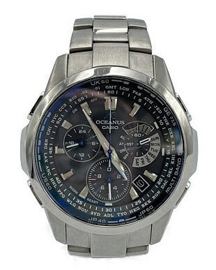 CASIO OCEANUS ソーラー電波 腕時計 OCW-M700TDJ-1AJF 中古  カシオ オシアナス クロノグラフ 10気圧防水 カレンダー