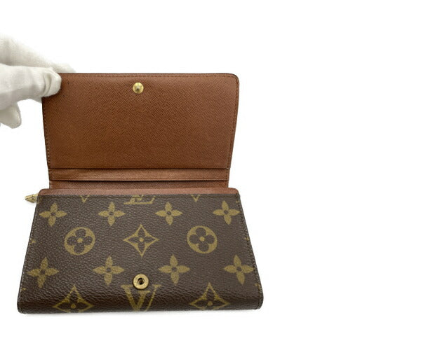 LOUIS VUITTON モノグラム ポルト モネ ビエトレゾール M61730 中古  ルイヴィトン ２つ折り 財布 ブランド おしゃれ L字ファスナー