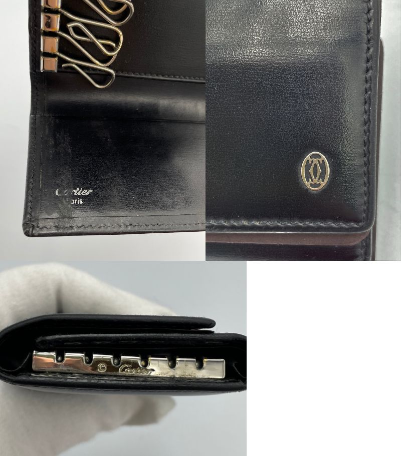 Cartier パシャ 6連 キーケース 中古  カルティエ 鍵 小物 ブランド おしゃれ レザー 本革