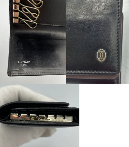 Cartier パシャ 6連 キーケース 中古  カルティエ 鍵 小物 ブランド おしゃれ レザー 本革