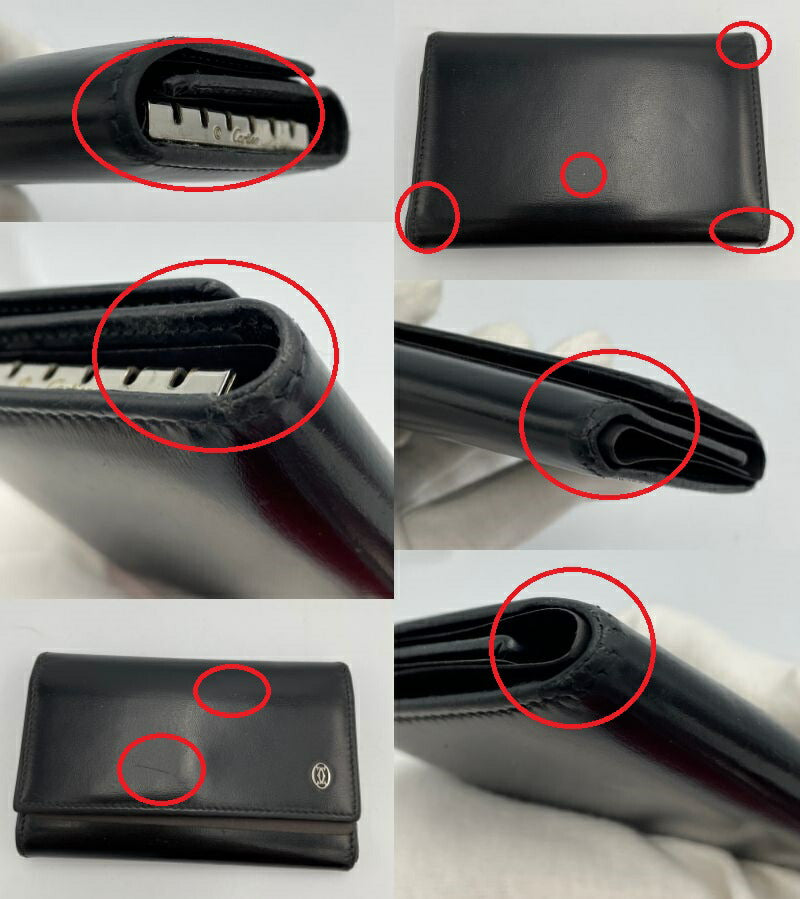 Cartier パシャ 6連 キーケース 中古  カルティエ 鍵 小物 ブランド おしゃれ レザー 本革