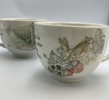 Wedgwood ウェッジウッド   カップ＆ソーサー、デザートプレート 6点セット 中古  コーヒーカップ イギリス ティーセット キャラクター