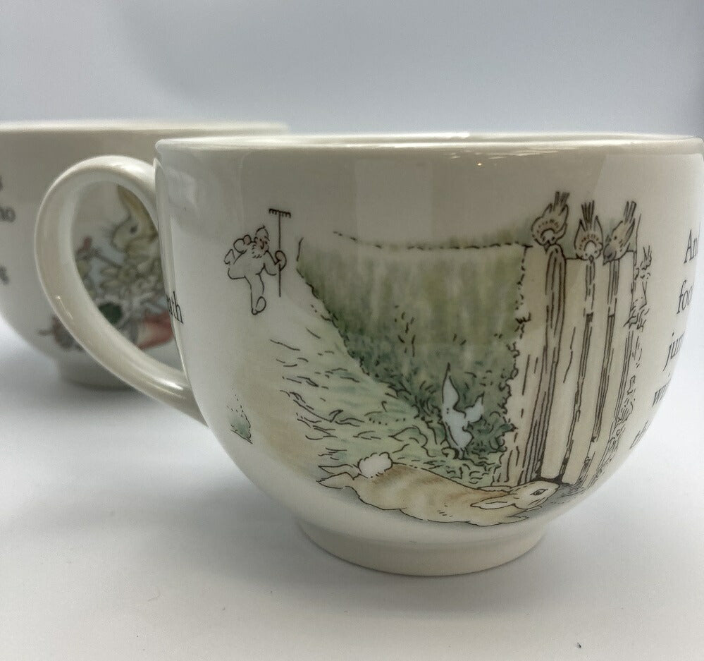 Wedgwood ウェッジウッド   カップ＆ソーサー、デザートプレート 6点セット 中古  コーヒーカップ イギリス ティーセット キャラクター