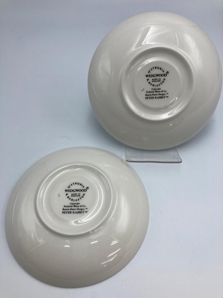 Wedgwood ウェッジウッド   カップ＆ソーサー、デザートプレート 6点セット 中古  コーヒーカップ イギリス ティーセット キャラクター