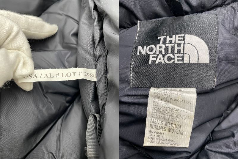THE NORTH FACE ダウン ベスト 600フィルパワー M 中古  ザノースフェイス ノースリーブ 春 秋 メンズ カジュアル