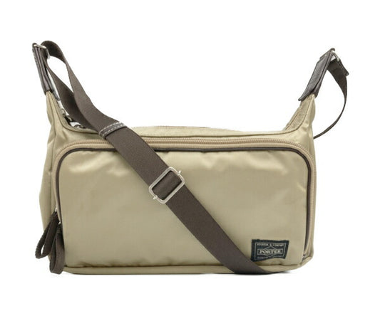 PORTER ポーター ショルダーバッグ ボディバッグ ゴールド 中古　 吉田カバン ユニセックス メンズ レディース