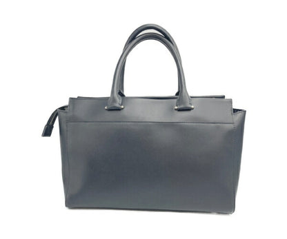 agnes b. アニエスベー  レザー　2WAYバッグ　ネイビー 中古  ショルダーバッグ ハンドバッグ 紺 レディース 斜め掛け