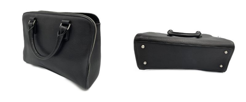 agnes b. レザー 2way バッグ 中古  アニエスベー 本革 鞄 ハンド ショルダー 肩掛け ブラック