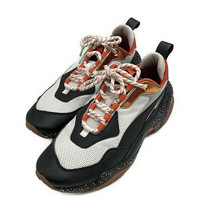 PUMA プーマ THUNDER ELECTRIC サンダーエレクトリック スニーカー 27cm 中古  ローカットスニーカー メンズ オレンジ ブラック ホワイト 靴