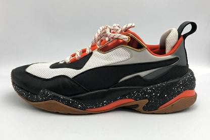 PUMA プーマ THUNDER ELECTRIC サンダーエレクトリック スニーカー 27cm 中古  ローカットスニーカー メンズ オレンジ ブラック ホワイト 靴