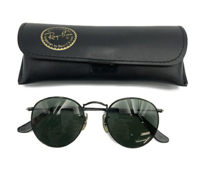 Ray-Ban ボシュロム　米国製 スモールラウンド サングラス カーキ W1574 YTBK 中古  レイバン アメリカ USA オールド ヴィンテージ