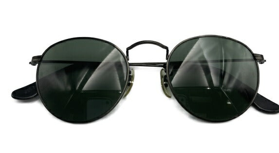 Ray-Ban ボシュロム　米国製 スモールラウンド サングラス カーキ W1574 YTBK 中古  レイバン アメリカ USA オールド ヴィンテージ