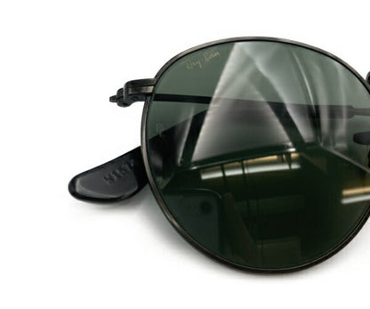 Ray-Ban ボシュロム　米国製 スモールラウンド サングラス カーキ W1574 YTBK 中古  レイバン アメリカ USA オールド ヴィンテージ