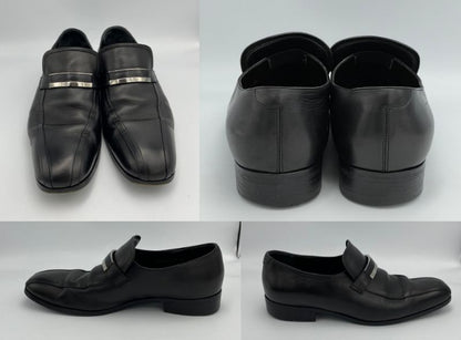 GUCCI ビジネス シューズ 158436 39E(約25.0) 中古  グッチ 靴 ローファー レザー 本革 ブランド メンズ