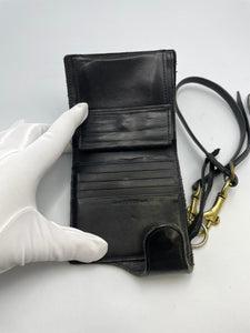 ポーター　二つ折り財布　レザー　 中古 PORTER 925 ウォレットコード 革 メンズ カード5枚収納