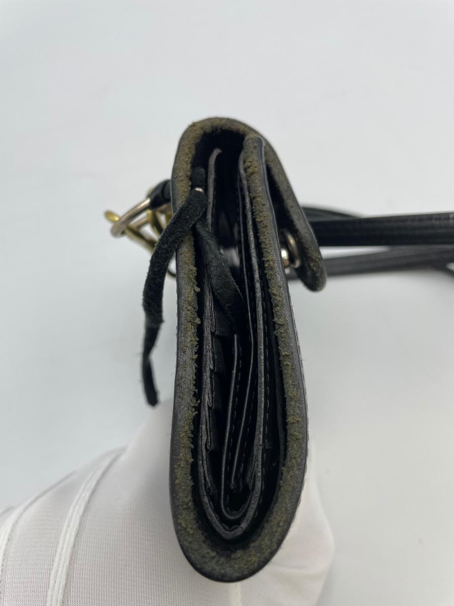 ポーター　二つ折り財布　レザー　 中古 PORTER 925 ウォレットコード 革 メンズ カード5枚収納