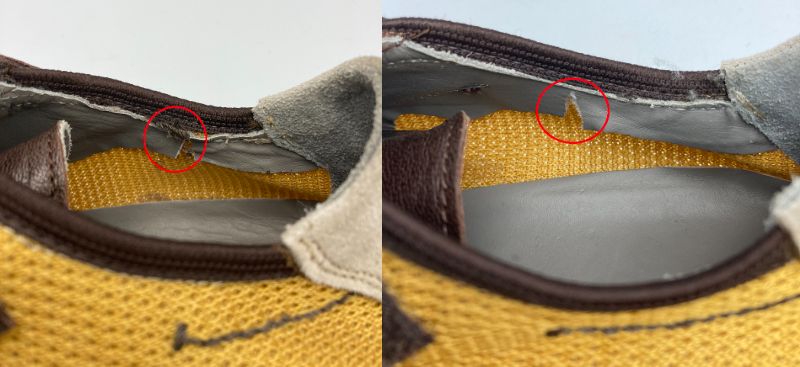 PRADA スポーツ メッシュスニーカー ３６ 2/1(約23.5cm) 中古　 レディース プラダ マジックテープ レザー イエロー