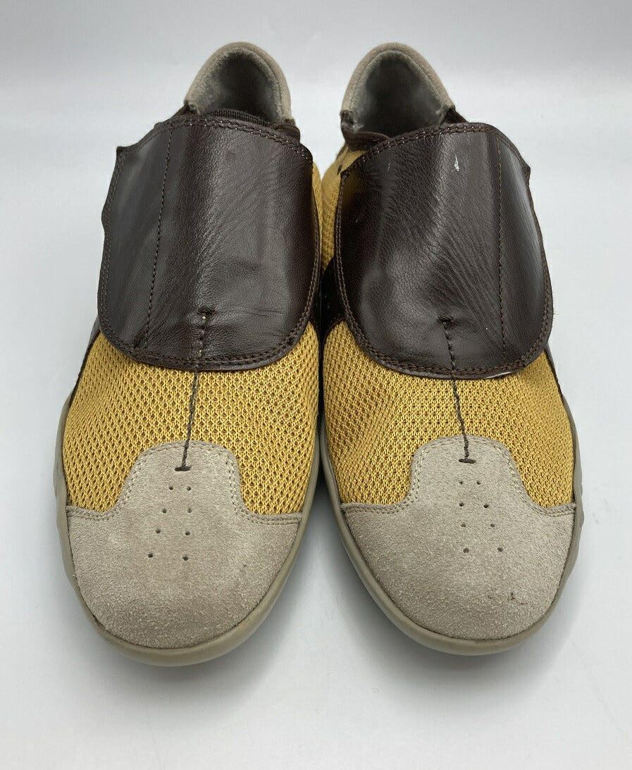 PRADA スポーツ メッシュスニーカー ３６ 2/1(約23.5cm) 中古　 レディース プラダ マジックテープ レザー イエロー